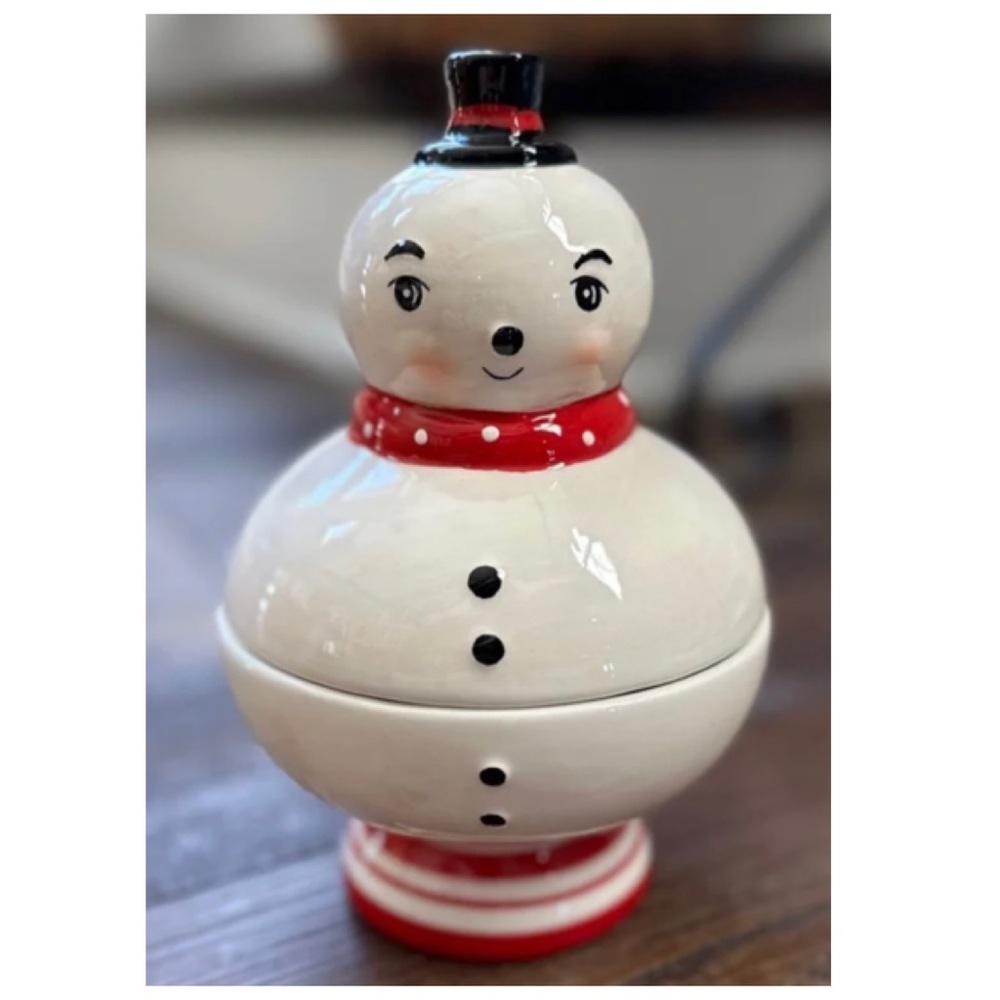 NEW Johanna Parker Snowman Canister ⛄️